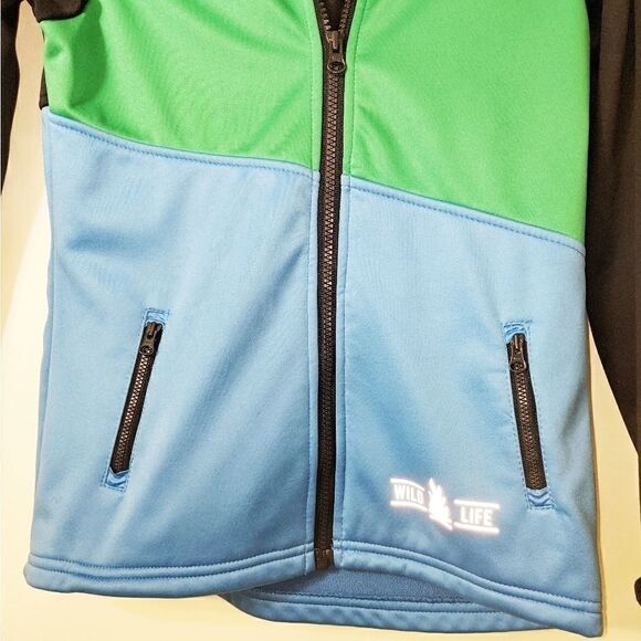 Crivit Boys Blue & Green Jacket 8-10 Years‎ - Picture 5 of 11